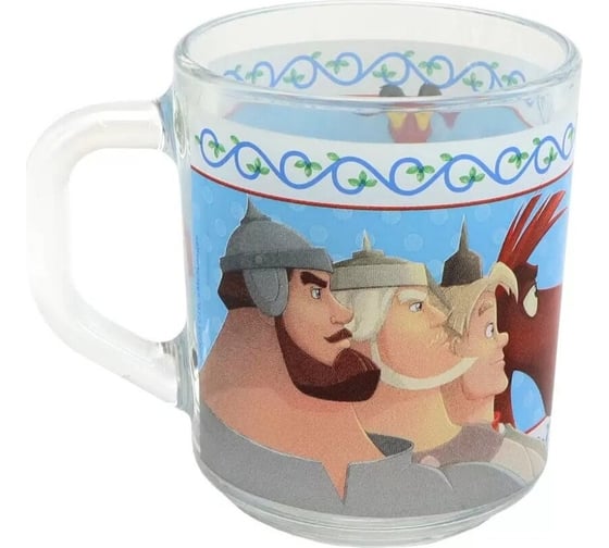 Изображение товара Кружка ND Play три богатыря, дизайн 1, 230 мл, стекло 310848