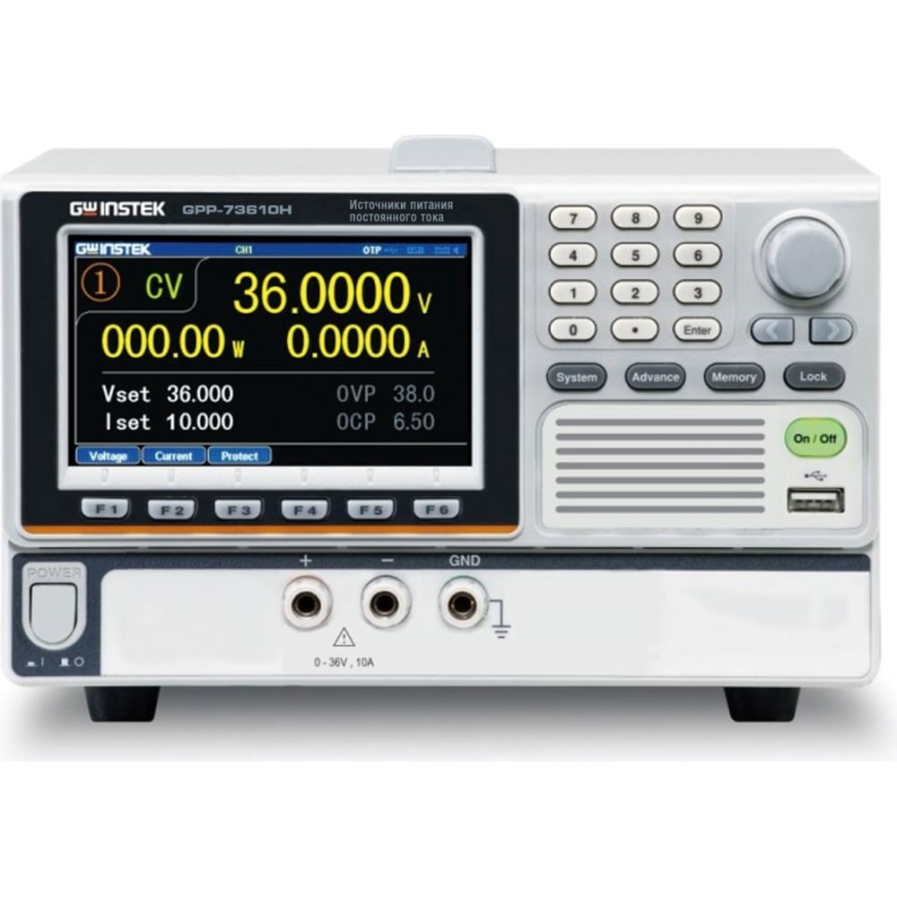 Изображение товара Источник питания GW Instek GPP-71326 с регулируемостью и разъемами LAN USB RS-232