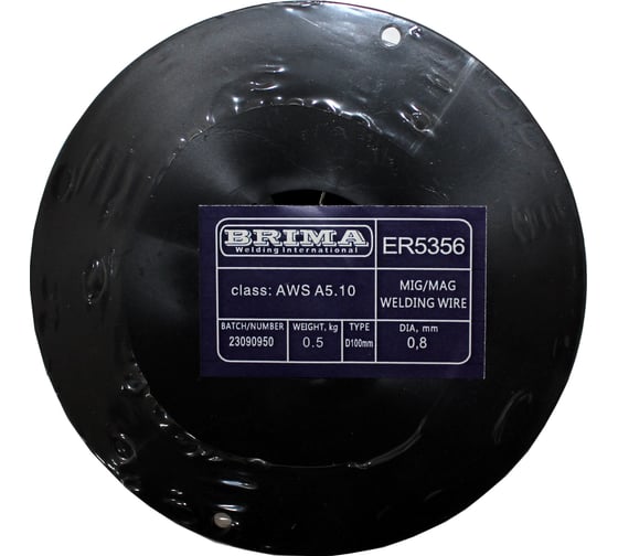 Изображение товара Проволока ER 5356 0.8 мм, 0.5 кг Brima НП000001484