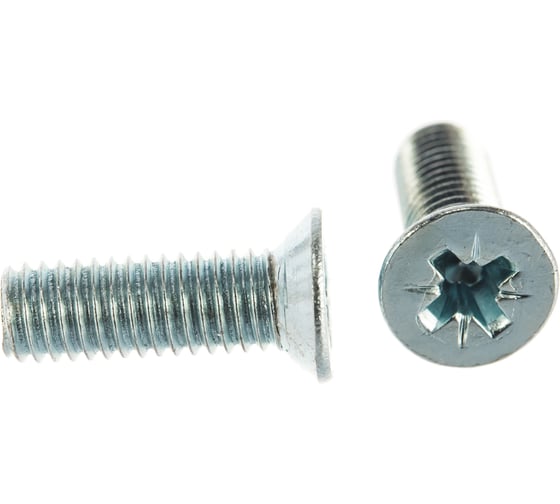 Изображение товара Потайной винт КРЕП-КОМП цинк DIN965 5х15 100шт вп515мф