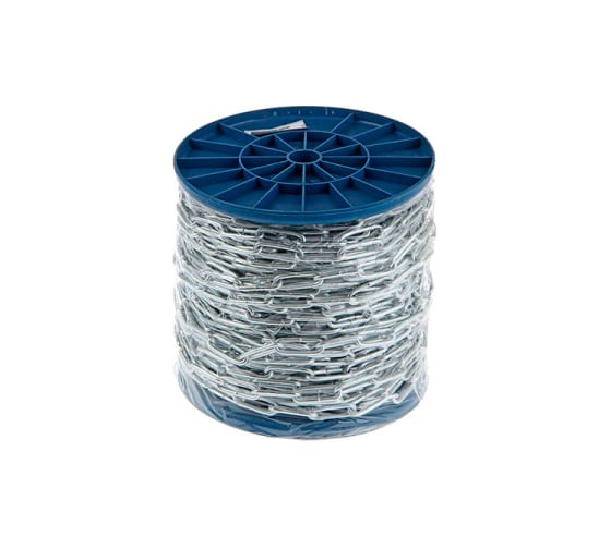 Изображение товара Сварная длиннозвенная цепь КРЕП-КОМП DIN763 м10 15м цд10