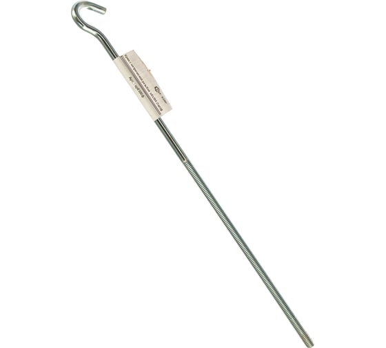 Изображение товара Крюк с метрической резьбой КРЕП-КОМП м8х300 1штф кр8300ф