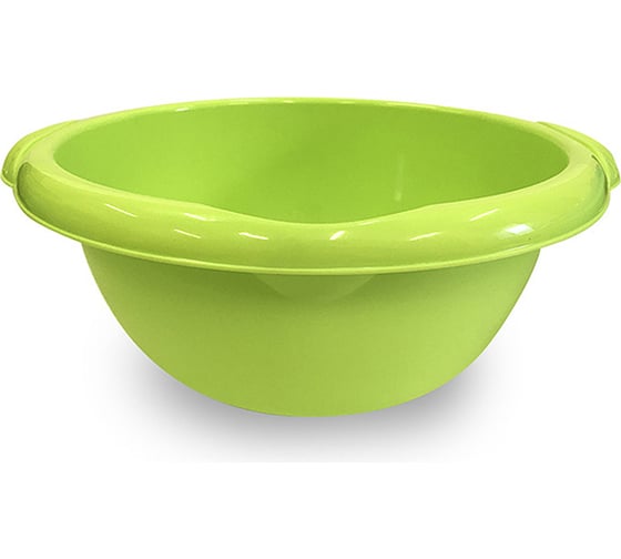 Изображение товара Таз круглый Мультипласт Групп 9.5 л с носиком 20 салатовый MPG8546
