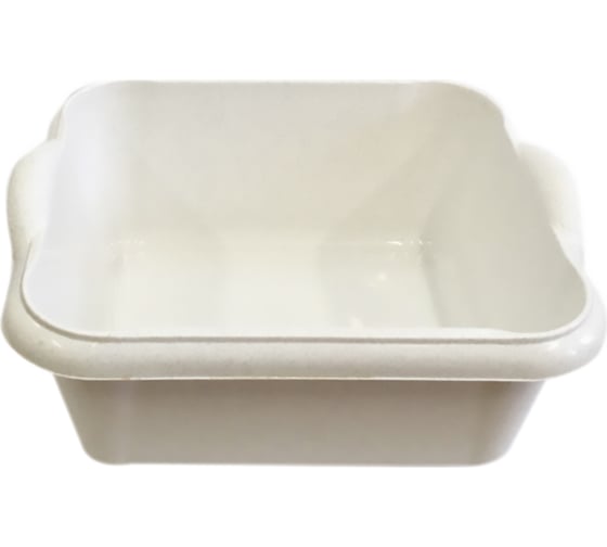 Изображение товара Таз пищевой прямоугольный Мультипласт Групп с ручками 10 л чудо 10 мрамор MPG7723