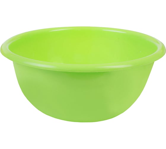 Изображение товара Таз круглый Мультипласт Групп классика 12 л, 10 салатовый зеленый MPG8928