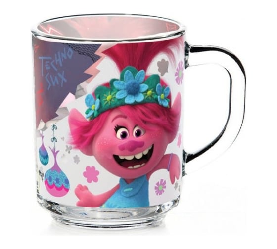 Изображение товара Кружка ND Play тролли 2, серия рок, подарочная упаковка, 230 мл, стекло 286863