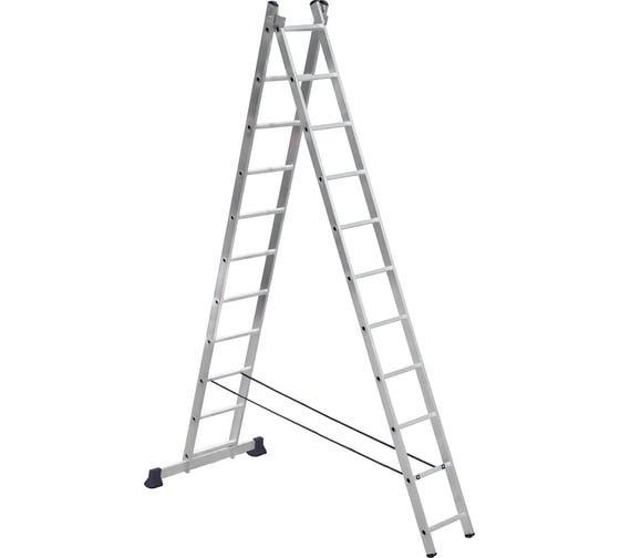 Изображение товара Алюминиевая лестница Scala двухсекционная универсальная 2х11 ступеней. Серия Sc 2011 SC2011