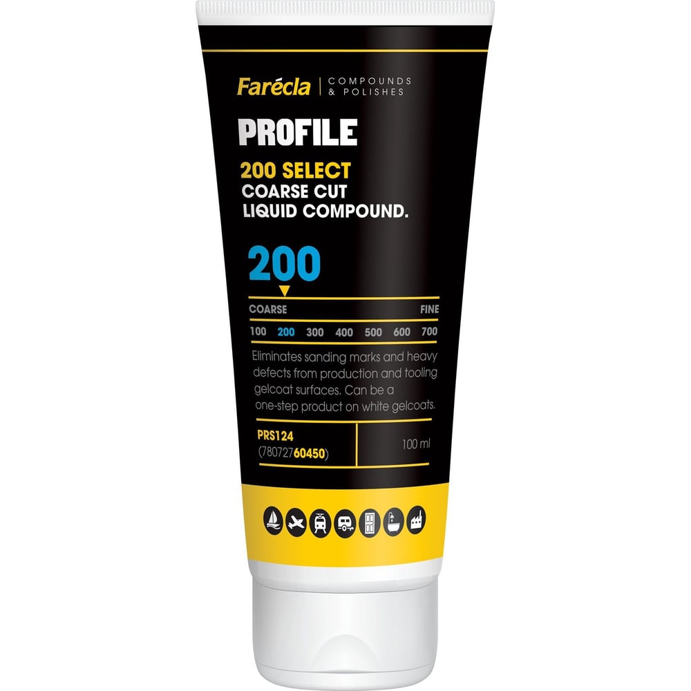 Изображение товара Полировальная эмульсия Farecla Profile Select 200 Liquid 100 мл для авто