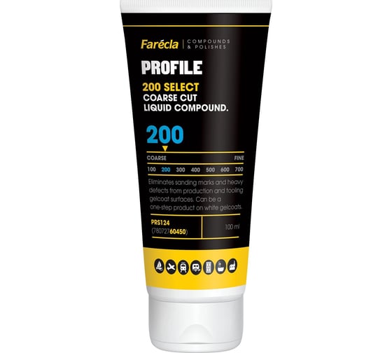 Изображение товара Полировальная эмульсия Farecla Profile Select 200 Liquid 100 ml PRS124