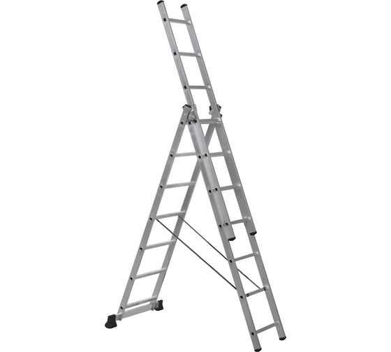 Изображение товара Алюминиевая лестница Scala трехсекционная универсальная 3х7 ступеней. Серия Sc 3007 SC3007