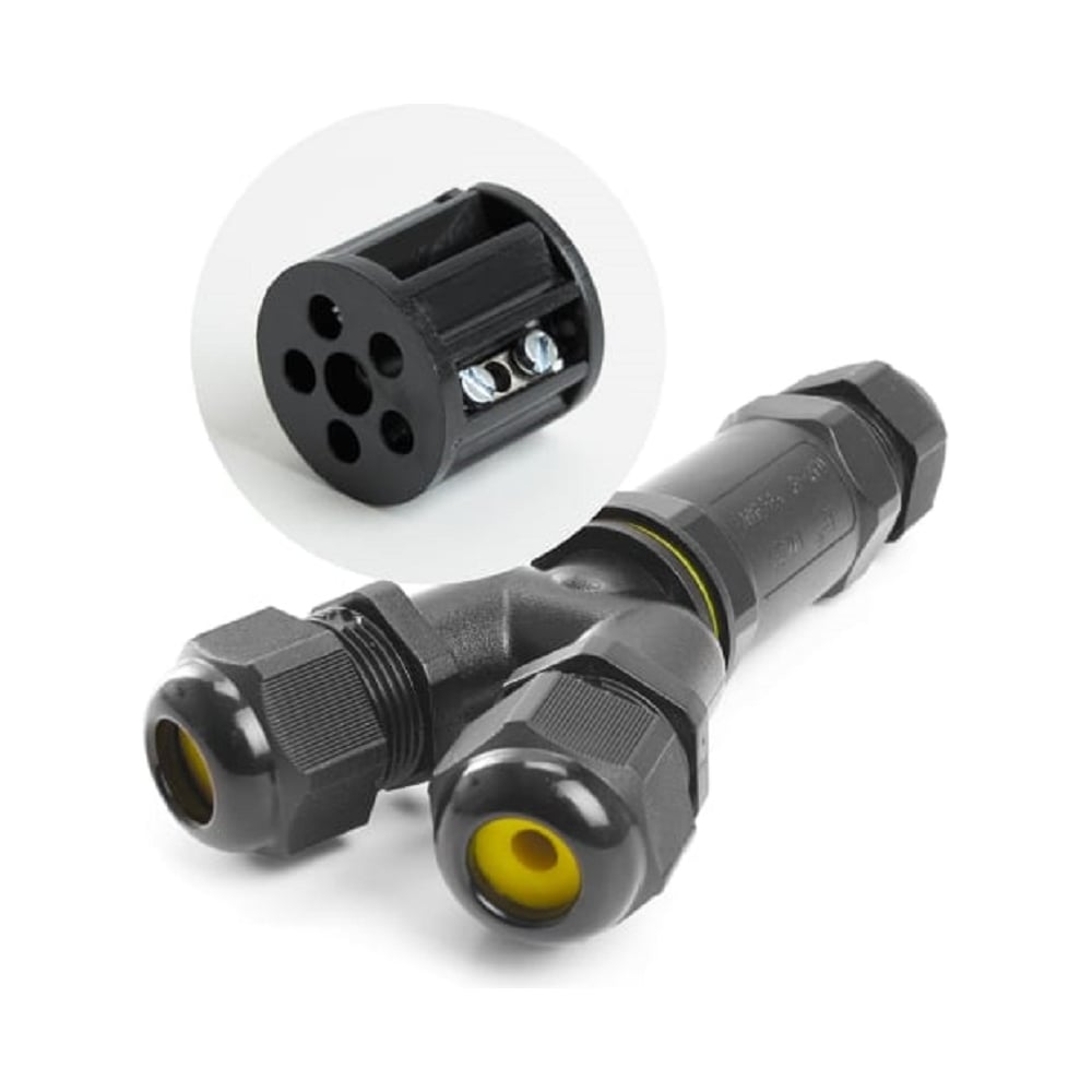 Муфта соединительная кабельный коннектор Сириус А Y-образный IP68 SMuf-2