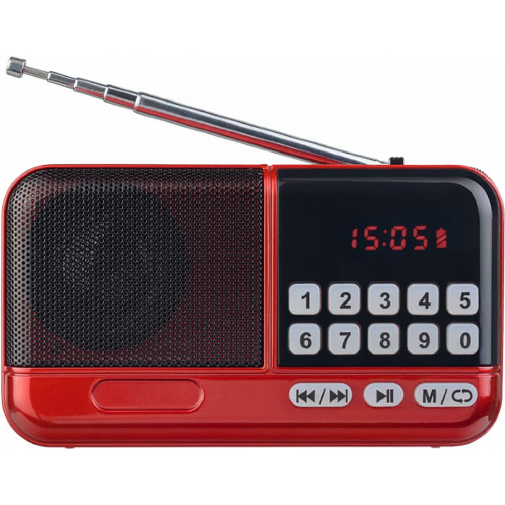 Цифровой радиоприемник Perfeo плеер digma r3 8гб красный r3cr