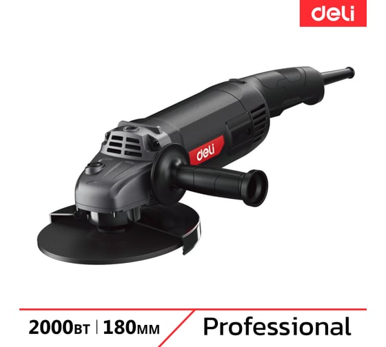 Изображение товара Профессиональная угловая шлифмашина болгарка DELI DE-JM180-1E 142596