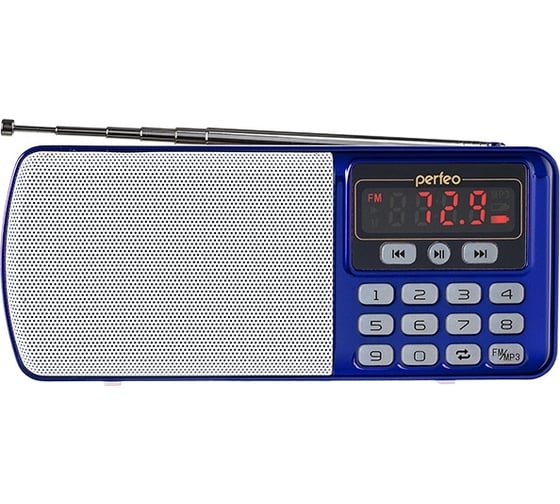 Изображение товара Цифровой радиоприемник Perfeo ЕГЕРЬ FM MP3 синий 30008713