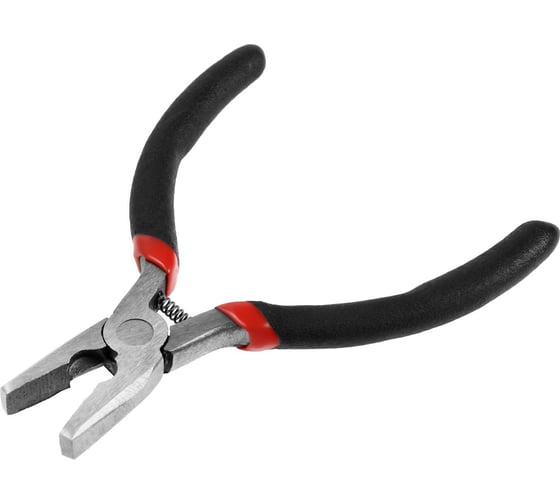 Изображение товара Плоскогубцы ЛОМ мини, шлифованные, обрезиненные рукоятки 9656434