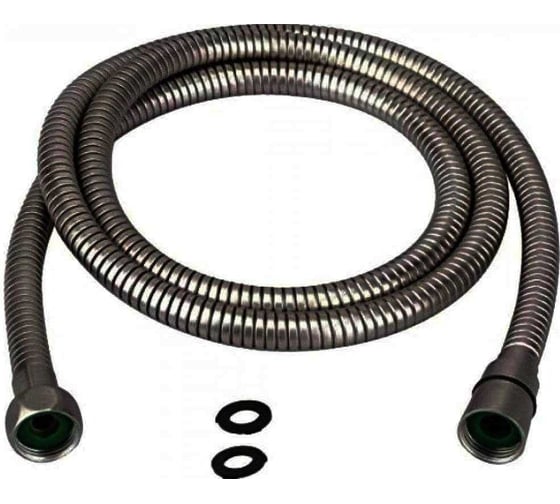 Изображение товара Шланг ALLEN BRAU PRIORITY сталь 304, 1500 мм, антитвист, гайки латунь, графит брашированный 5.31022-MG 00323746