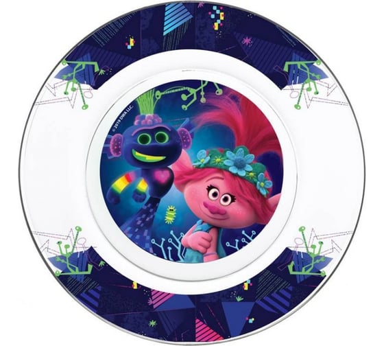Изображение товара Тарелка ND Play тролли 2, серия техно, 19,5 см, стекло 286877