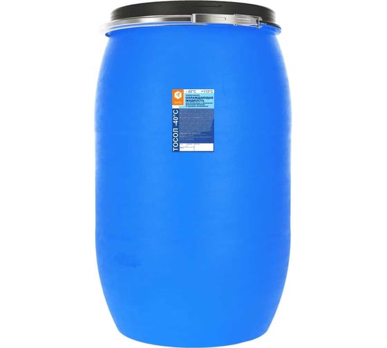 Изображение товара Охлаждающая жидкость для двигателя автомобиля APIS Тосол-40 125 кг RUZ-001-0002