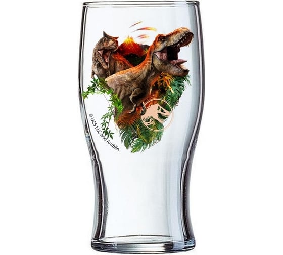 Изображение товара Бокал ND Play мир юрского периода, вулкан, 570 мл, стекло 298148