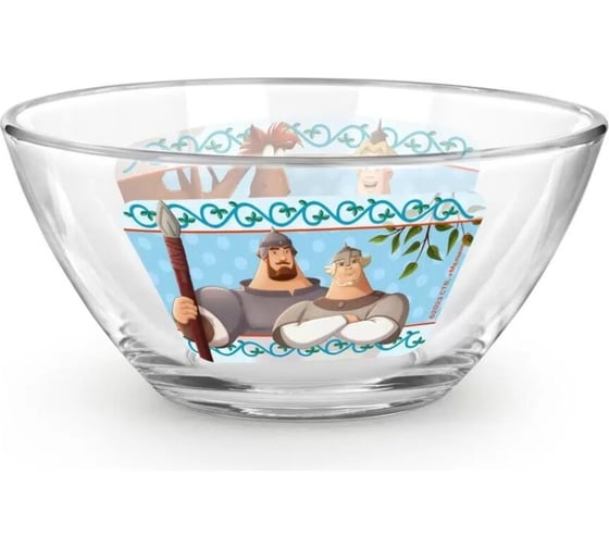 Изображение товара Салатник ND Play три богатыря, дизайн 1, 13 см, стекло 310850