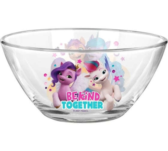 Изображение товара Салатник ND Play мой маленький пони: фильм 2, вместе лучше, 13 см, стекло 299002