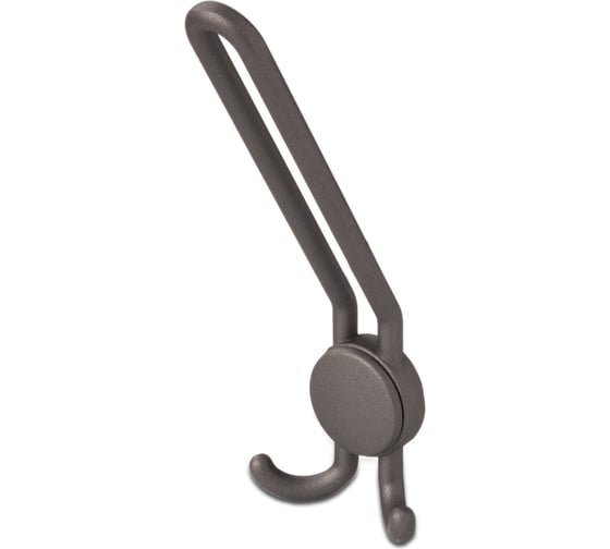 Изображение товара Крючок мебельный JET 321 трехрожковый замак графит C321Z.003GFQ99