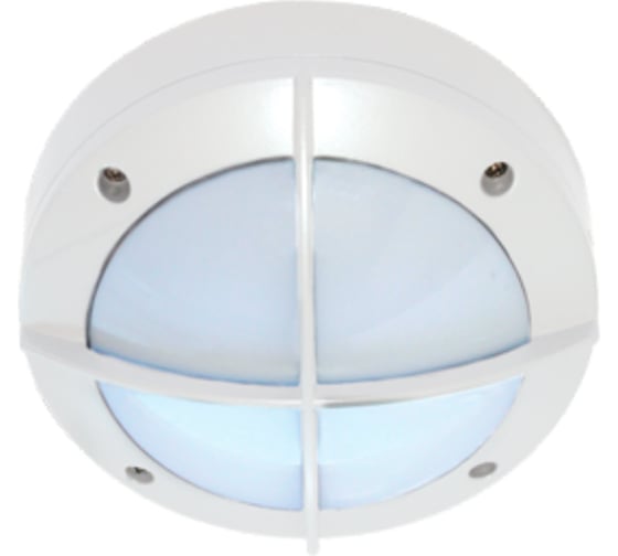 Изображение товара Накладной светильник Ecola Gx53 led b4143s ip65, матовый, круг, с решеткой, алюминий, 1 x gx53, белый, 145x145x65 FW53CSECS