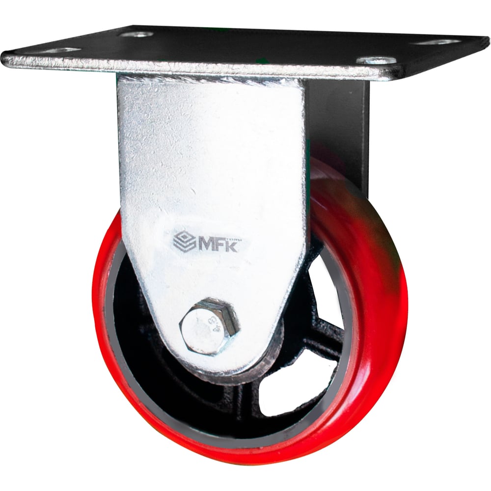 Изображение товара Большегрузное колесо MFK-TORG 125 мм с полиуретановым покрытием