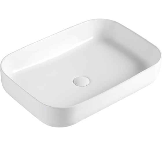 Изображение товара Накладная раковина Orange B03-600W санфарфор, белый глянец X398031215