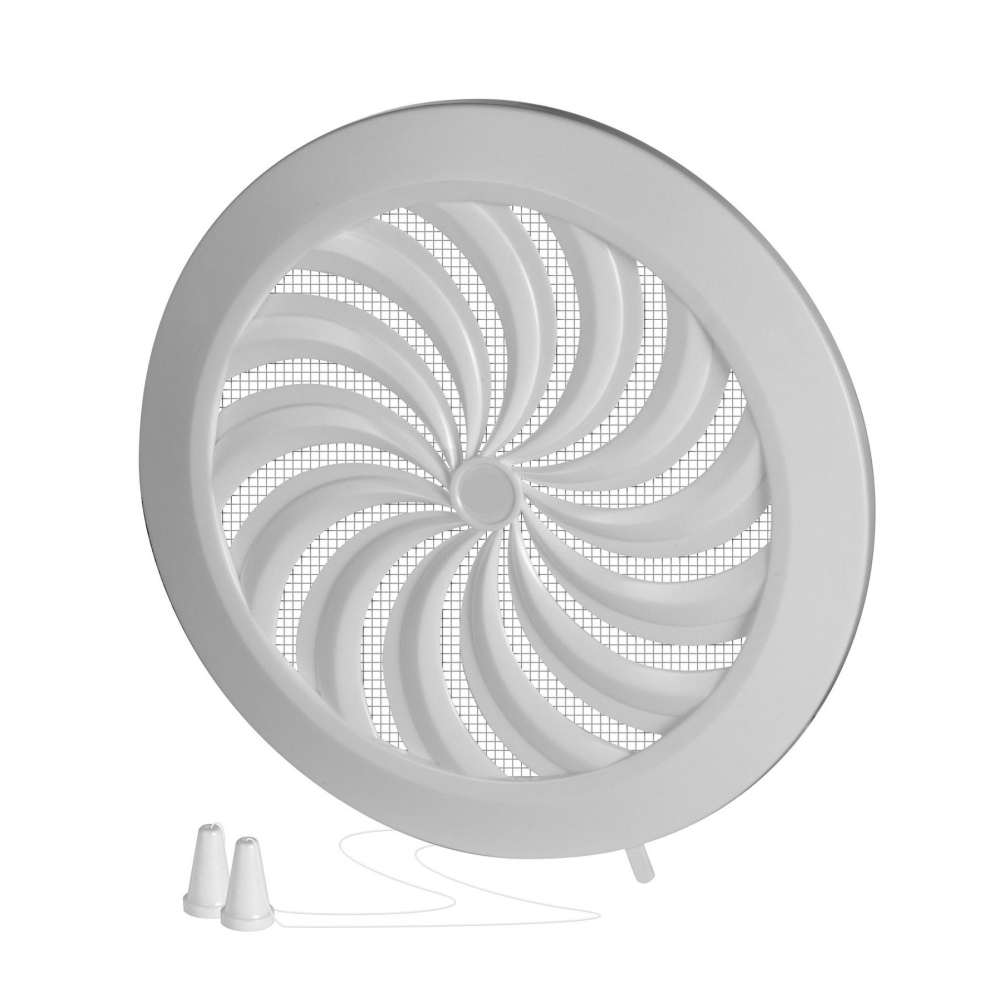 Круглая вентиляционная решетка AWENTA опора регулируемая круглая н 60 мм