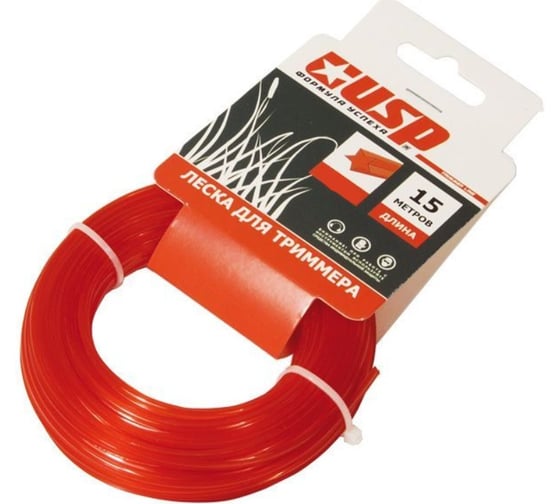 Изображение товара Леска для триммера (15 м, звезда, 2.4 мм) USP 78015