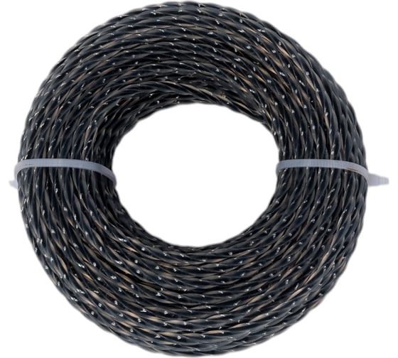 Изображение товара Леска для триммера (15 м, скрученный квадрат, 3 мм) с нейлоновым сердечником USP 78305