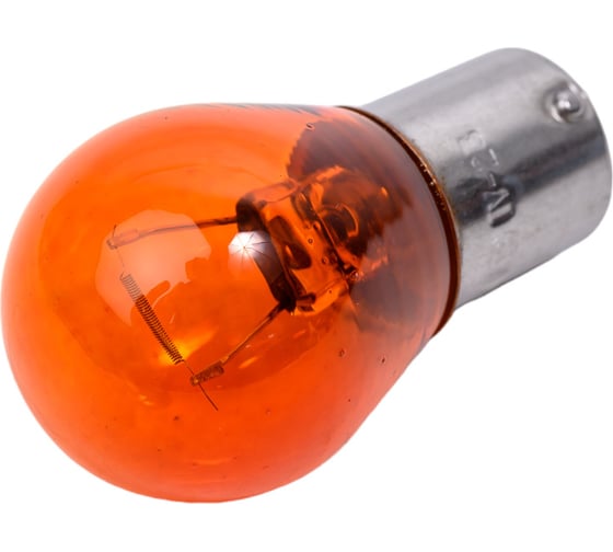 Изображение товара Автомобильная лампа МАЯК ORANGE PY21W, 12V, 21W, BA15s, упаковка 10 шт 61213ORANGE/10