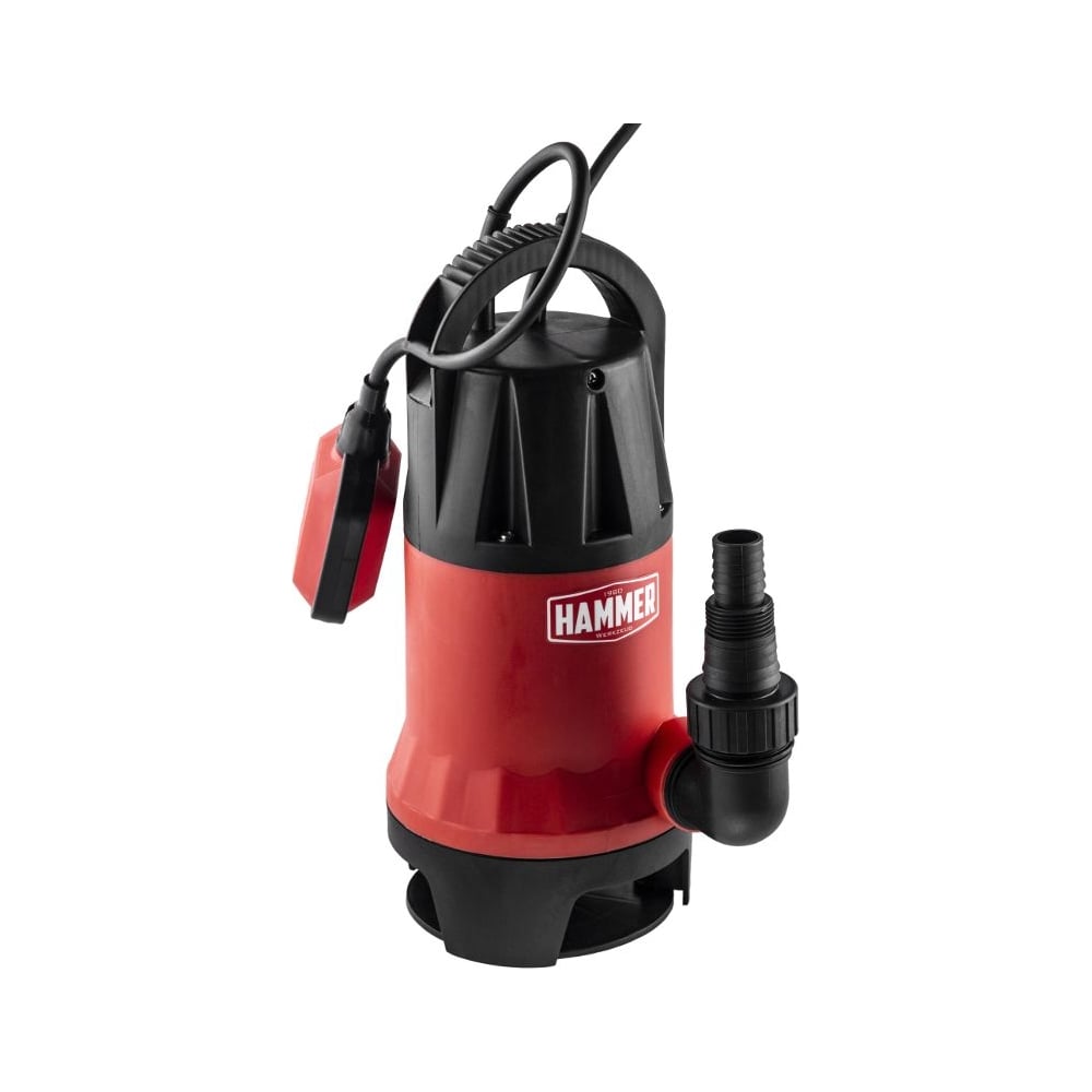 Изображение товара Насос дренажный Hammer NAP900D 900Вт, 14000л/ч, высота 8,5м, частицы до 35мм 641201