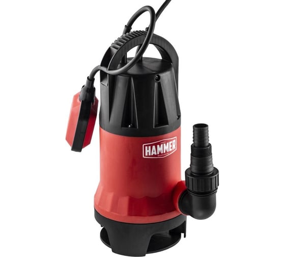 Изображение товара Насос дренажный Hammer NAP900D 900Вт, 14000л/ч, высота 8,5м, частицы до 35мм 641201