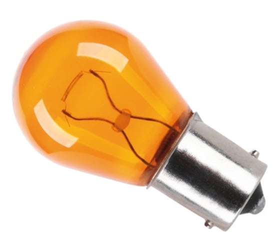 Изображение товара Автомобильная лампа МАЯК ORANGE PY21W, 24V, 21W, BA15s, упаковка 10 шт, стоп 62413ORANGE/10