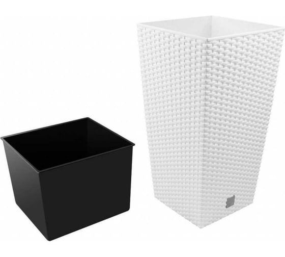 Изображение товара Кашпо для цветов Prosperplast RATO SQUARE DRTS400-S449
