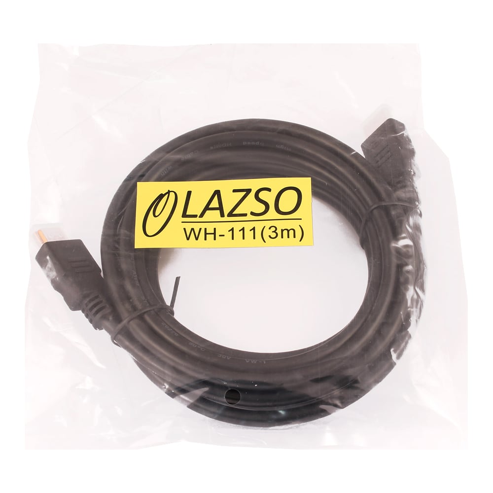 Изображение товара Кабель HDMI Lazso WH-111 3м 4K 60Hz HDMI 2.0 кабель для видеосигнала