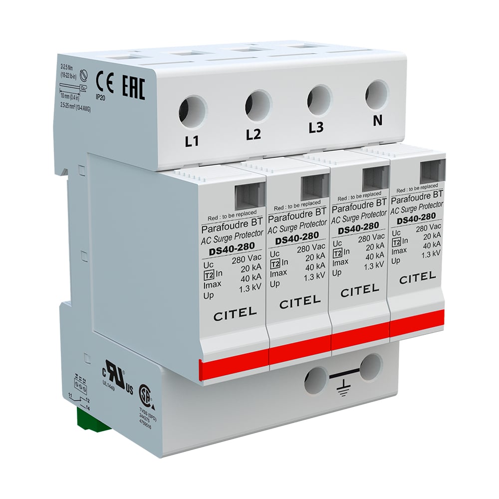 Изображение товара Устройство защиты от импульсных перенапряжений CITEL УЗИП тип 2 DS44S-280 461122