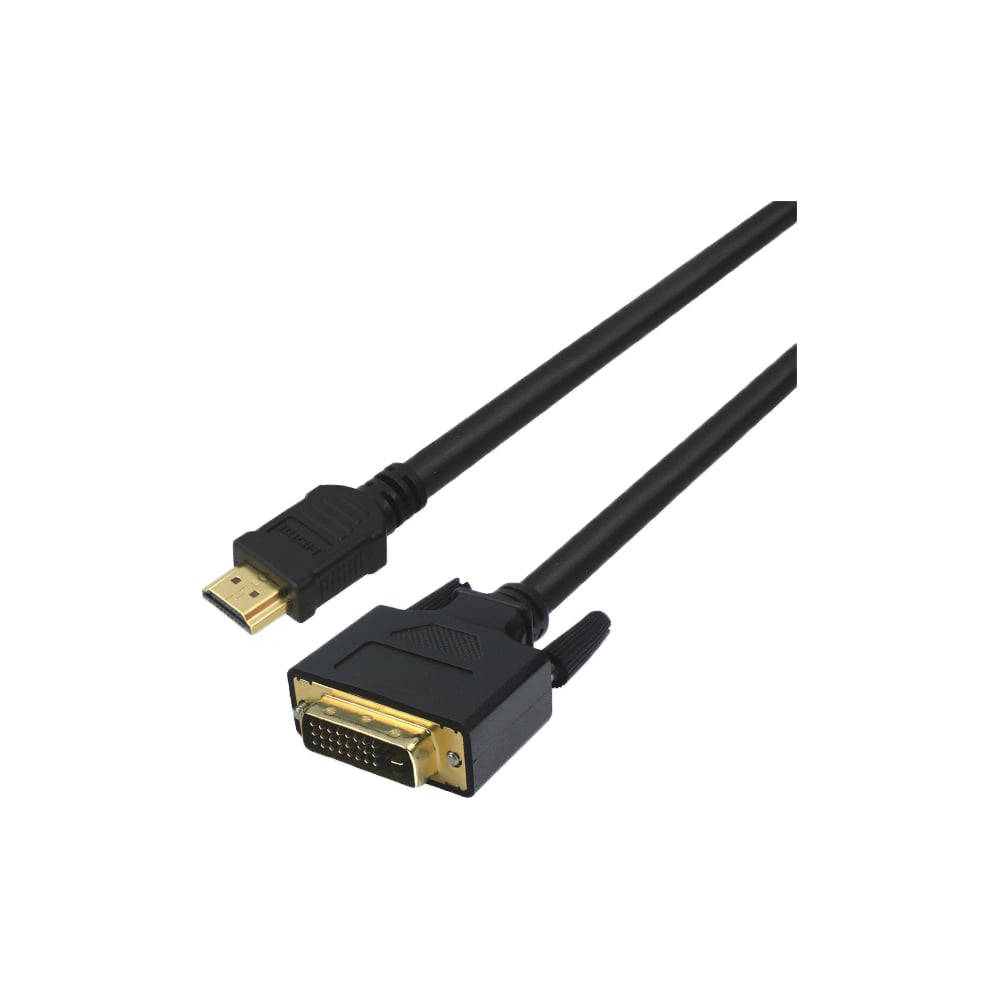Изображение товара Кабель соединительный Lazso WH-141 HDMI-DVI 10м надежный видеокабель для высокого качества сигнала