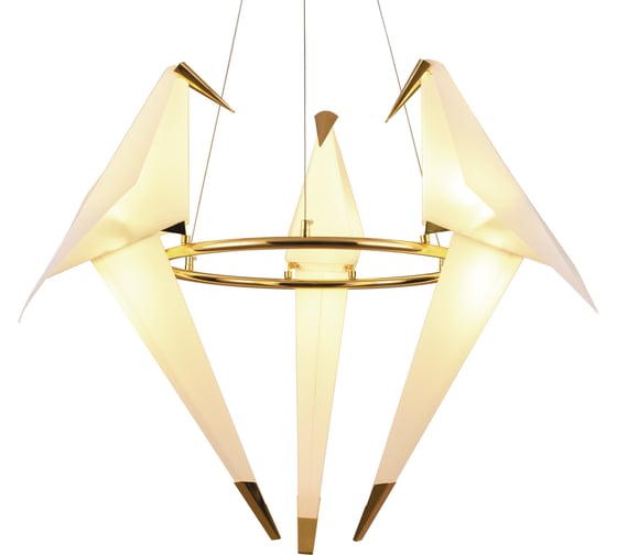 Изображение товара Светильник подвесной светодиодный RITTER декоративный BIRDIE 565x1200 4000К золото 51604 4