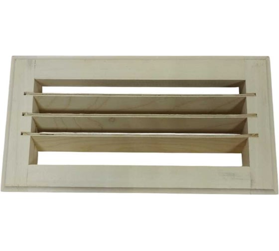Изображение товара Решетка вентиляционная SUNSTEP малая, 25x13 см, липа 12-568