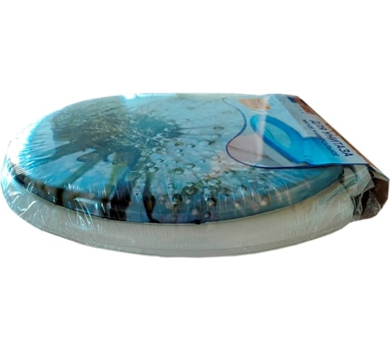 Изображение товара Сиденье для унитаза  Мультипласт Групп мягкое с рисунком, одуванчик MPG8683