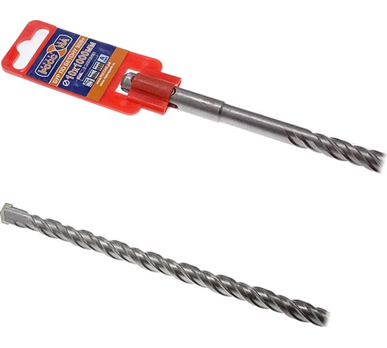 Изображение товара Бур по бетону SDS-plus 10.0x1000 мм РОССНА Р860047