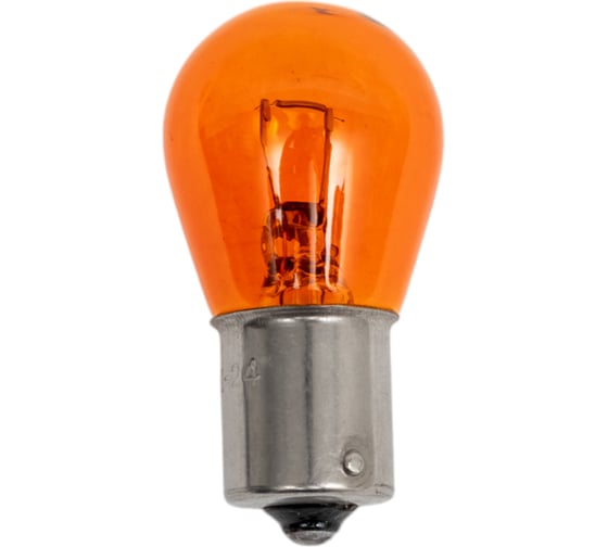Изображение товара Автомобильная лампа МАЯК ORANGE PY21W, 12V, 21W, BAU15s, смещенный цоколь, упаковка 10 шт 61218ORANGE/10