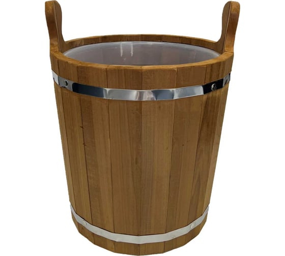 Изображение товара Запарник Бацькина баня 13 л, с пластиковой вставкой 30010