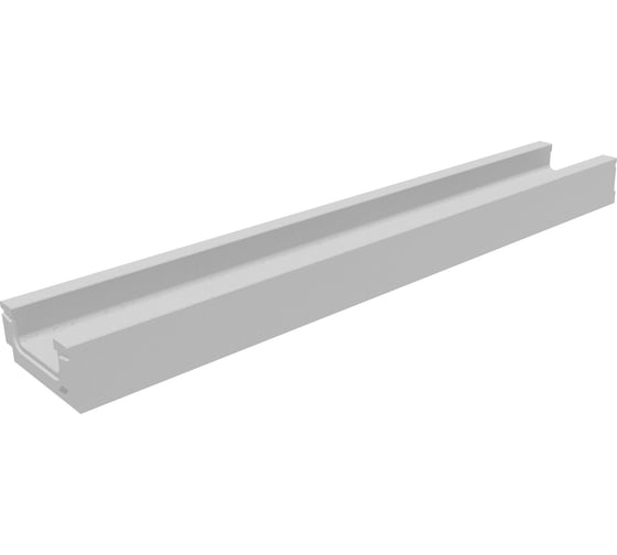 Изображение товара Лоток бетонный Gidrolica bgf без уклона dn100 h80 мм 11000