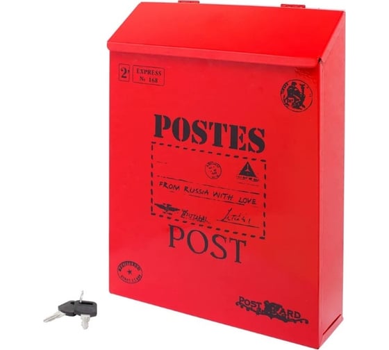 Изображение товара Ящик почтовый Аллюр №3010 красный 15392