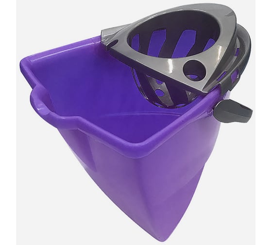 Изображение товара Ведро Мультипласт Групп 12 л, с отжимом, фиолетовый (7) MPG961567/960201