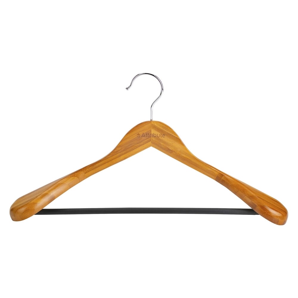 Вешалка для верхней одежды Attribute вешалка плечики 46 см для пиджаков и верхней одежды флок серая household